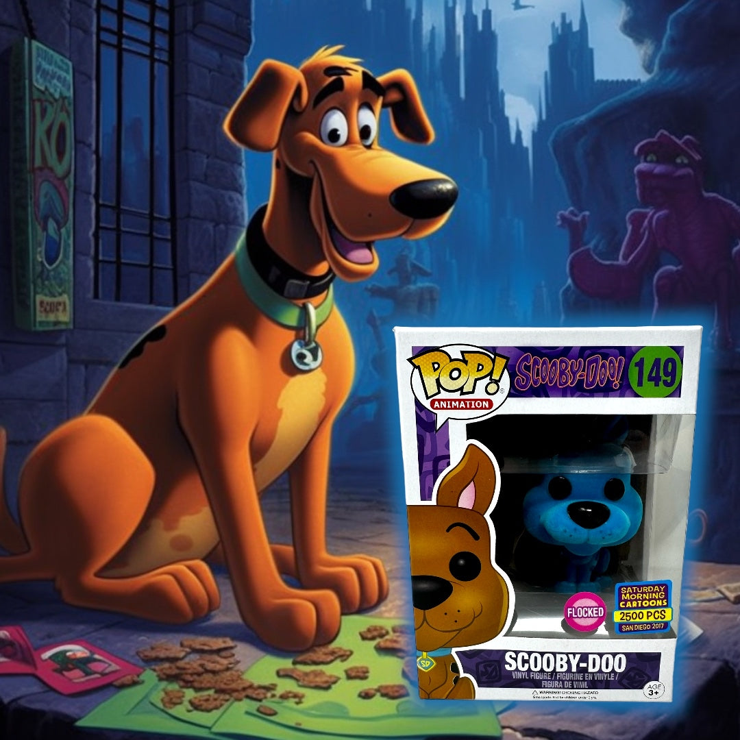 Sold 2017 SDCC Scooby Doo Blue Flocked LE2500