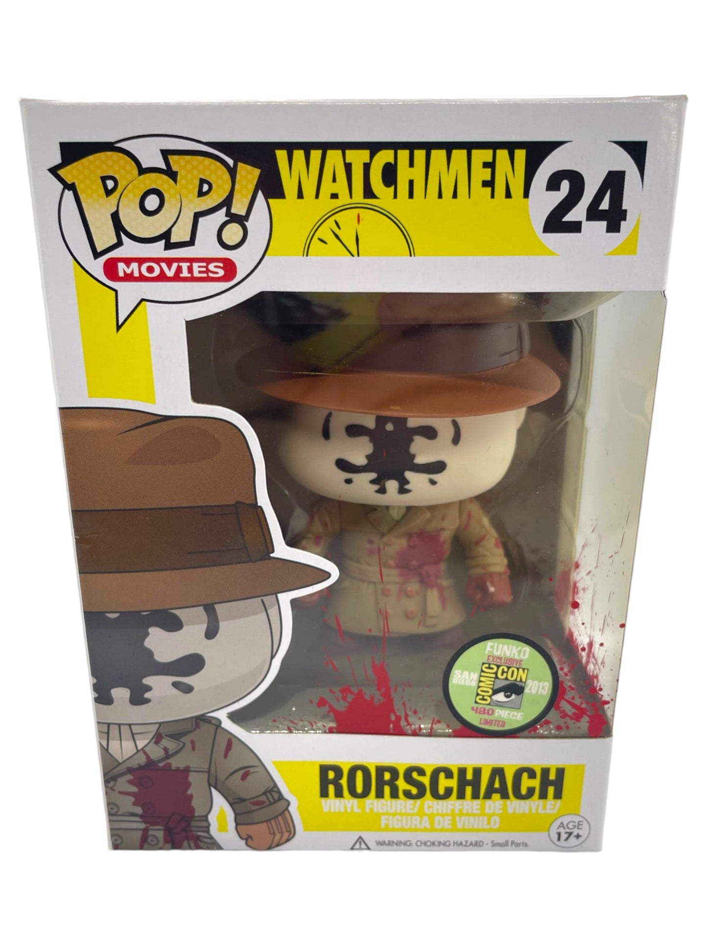 Sold 2013 SDCC Rorschach Bloody 24 LE 480