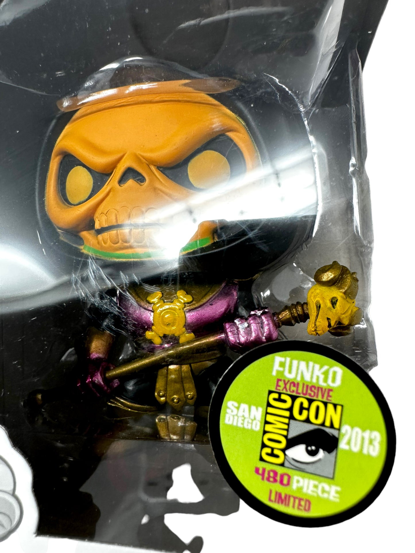 2013 SDCC Metallic Skeletor 19 (Disco) LE 480