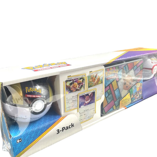 Costco EXCLUSIVE POKEMON EEVEELUTION TREASURE CHEST 2 POKÉ BALL TINS