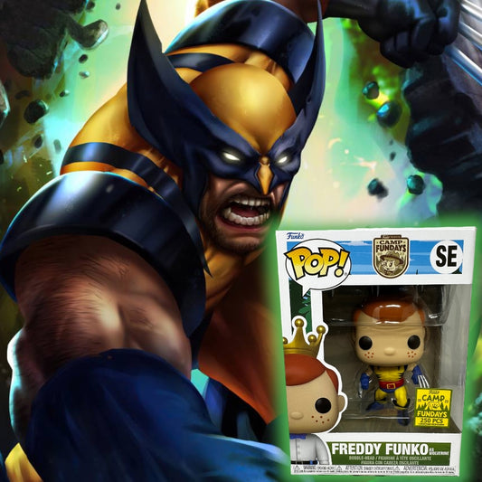 Sold - 2023 SDCC Fundays Freddy Funko as Wolverine LE250