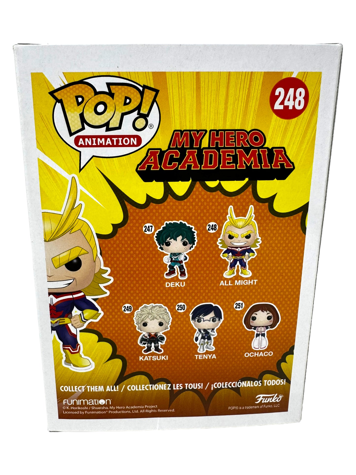 Sold - 2019 - (2017)Funmation All Might GITD 248