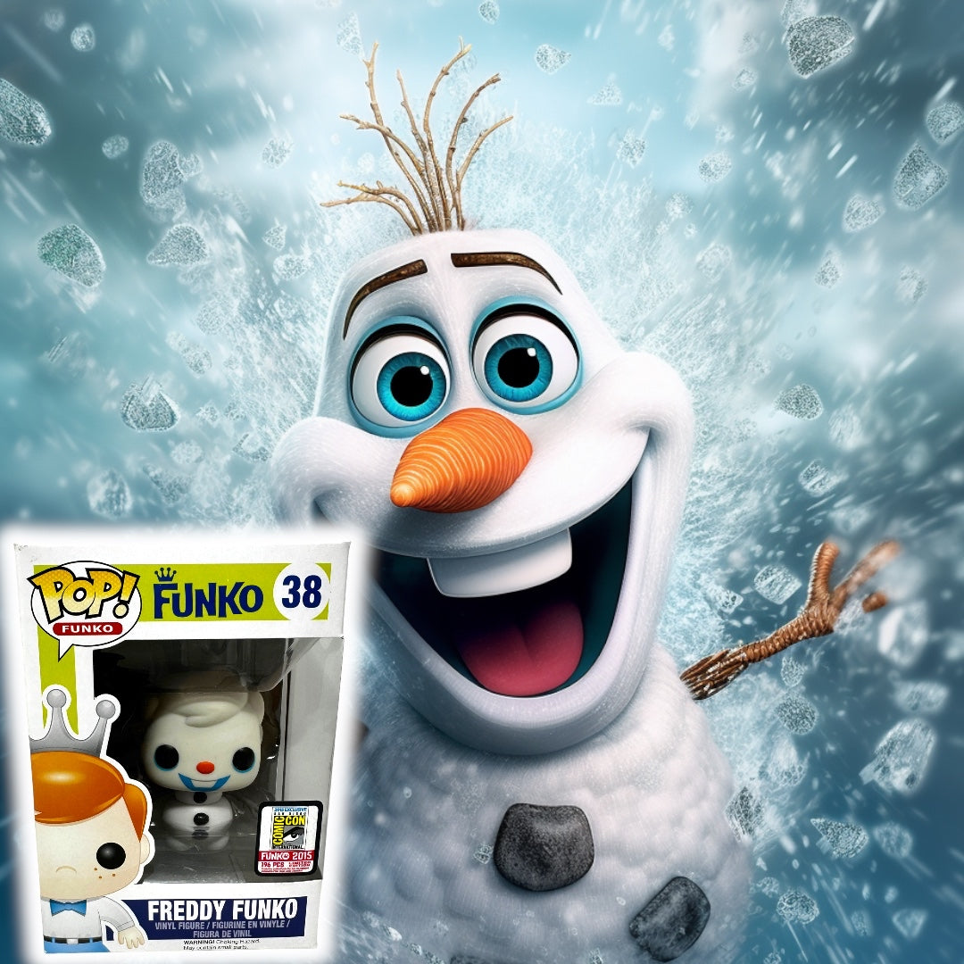 SOLD 2015 SDCC Freddy Funko Olaf LE196 Very Clean