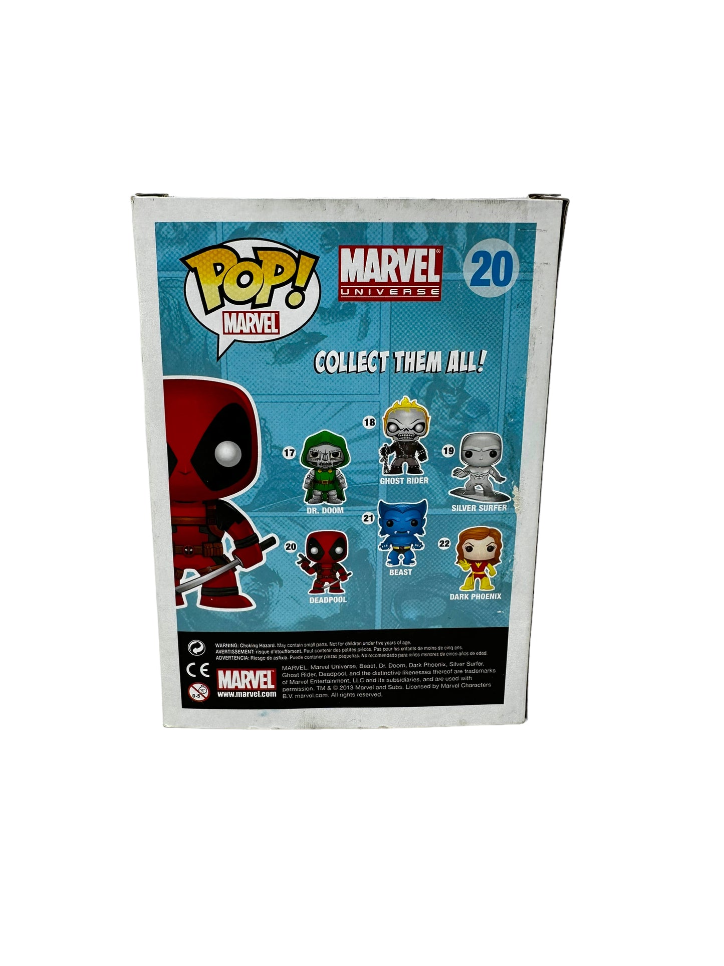 Sold 2013 SDCC Deadpool Metallic LE480