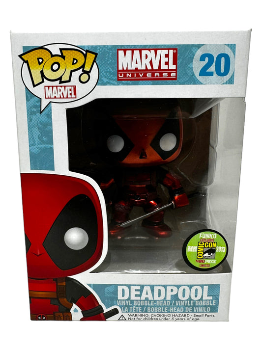 Sold 2013 SDCC Deadpool Metallic 20 LE 480