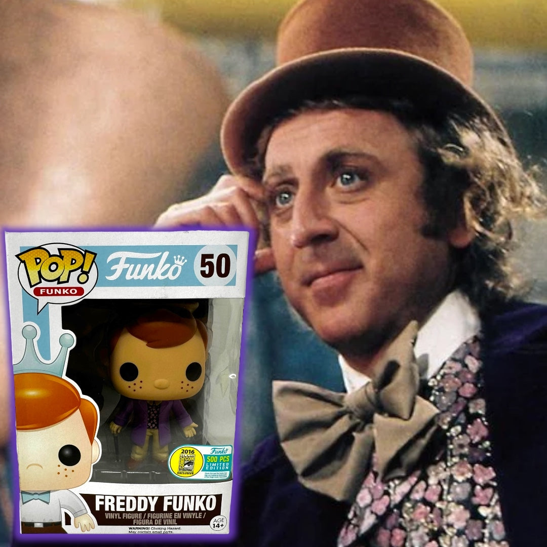 Sold 9/25 2016 SDCC Freddy Funko Willy Wonka LE500