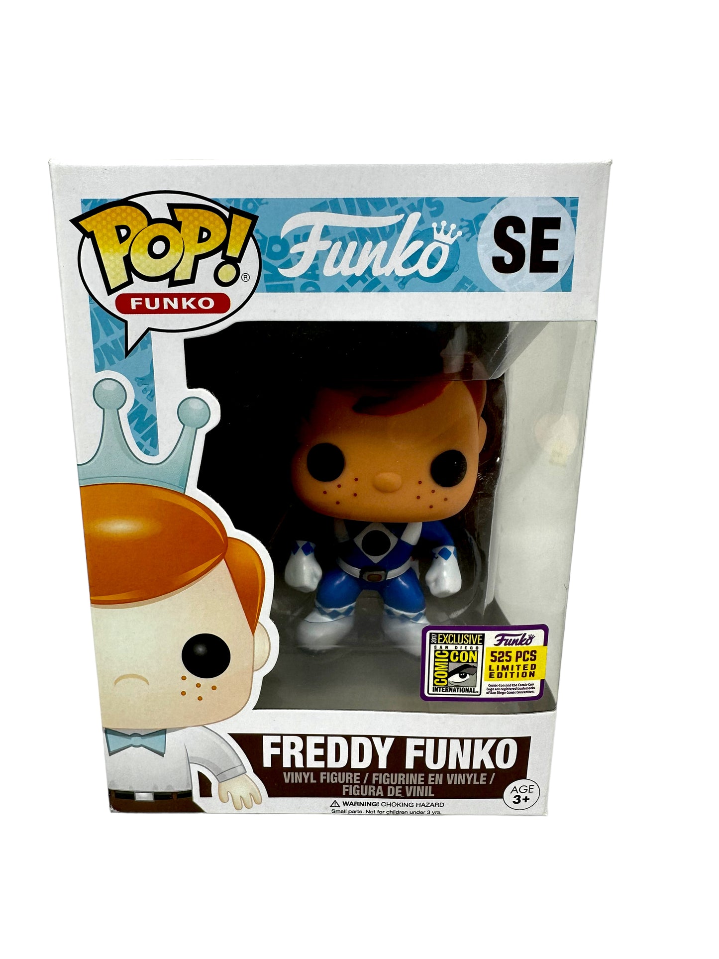 Sold 9/28 2017 SDCC Freddy Funko Blue Ranger LE525