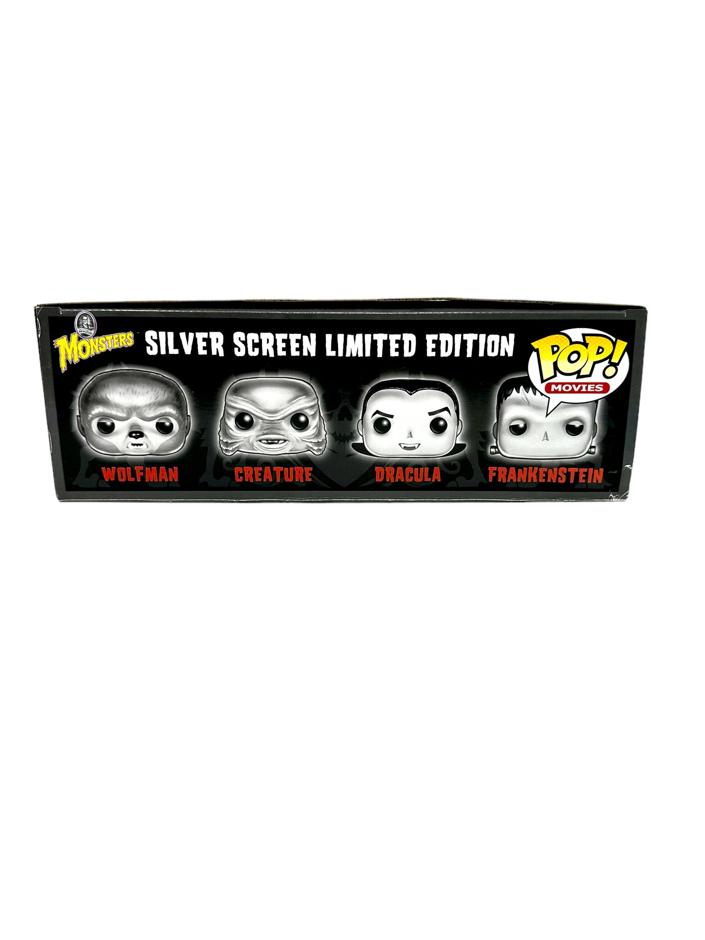 SOLD 2015 4 Pack Universal Monsters Black & White