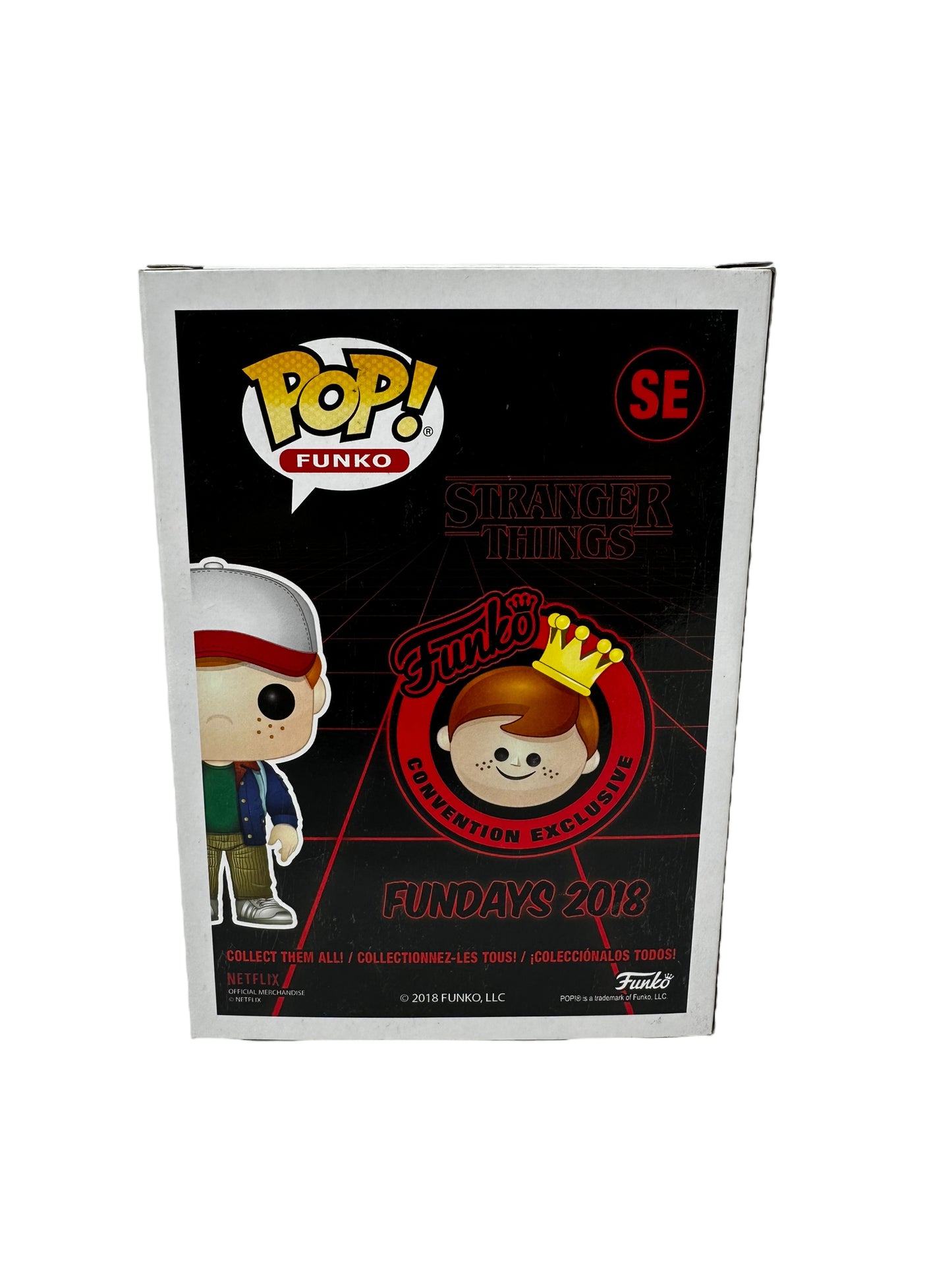 Sold 2018 SDCC Freddy Funko Dustin LE450