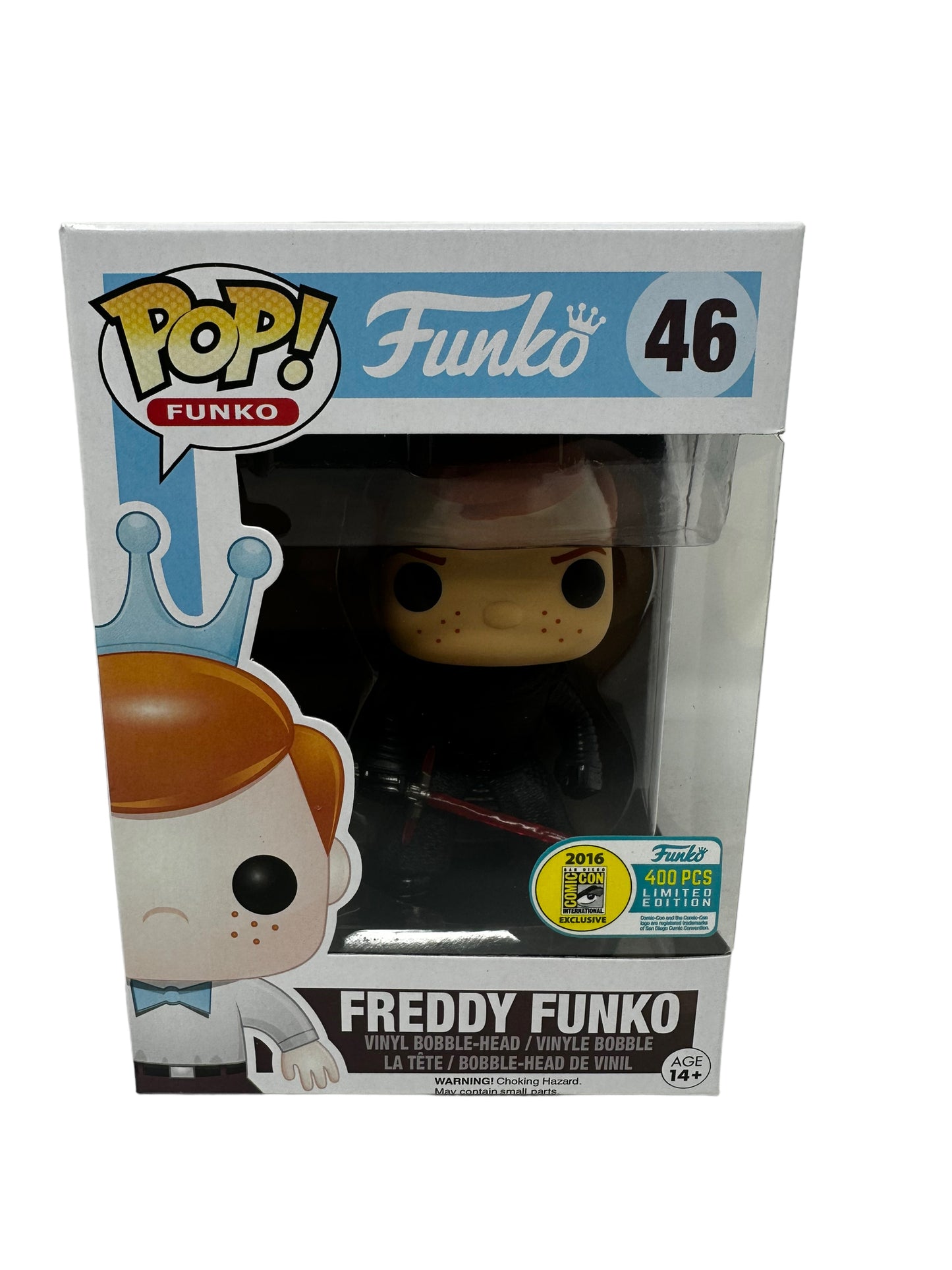 Sold 2016 Freddy Funko as Kylo Ren SDCC 46 LE 400