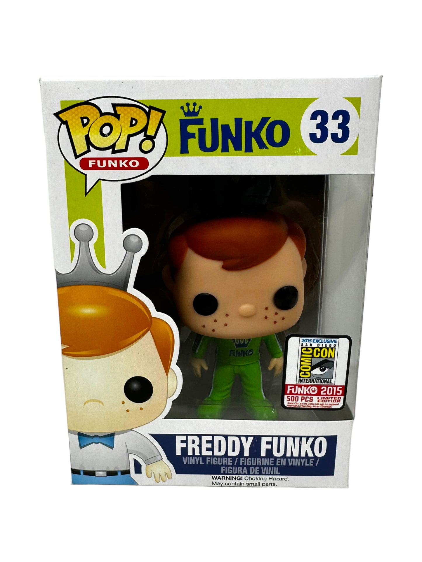 Sold 2015 SDCC Freddy Funko Talladega Nights Green LE500