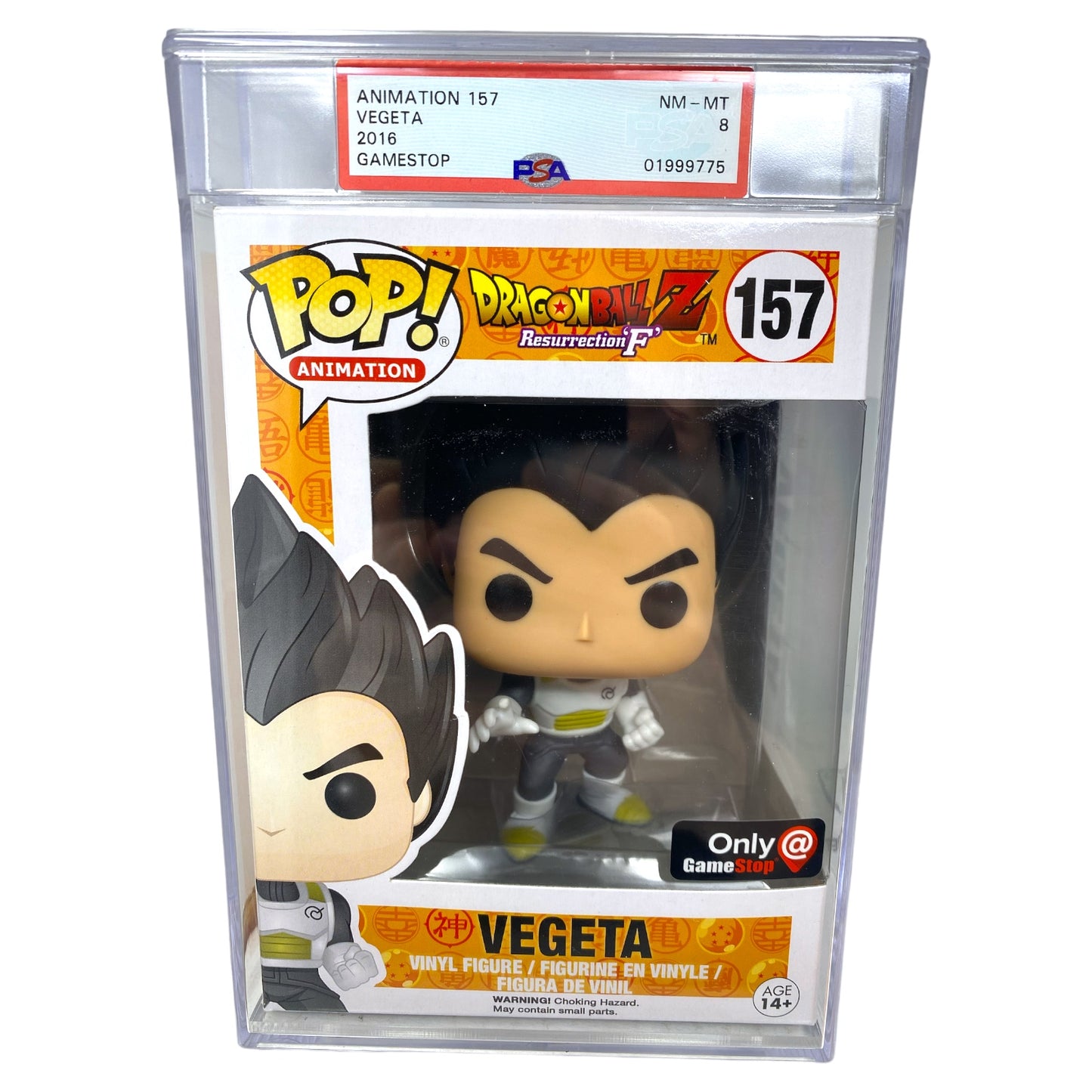 Sold - PSA Grade 8 2016 Vegeta 157