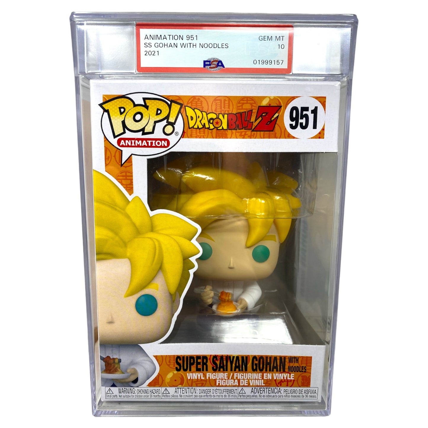 PSA Grade 10 2021 Super Saiyan Gohan with Noodles 951