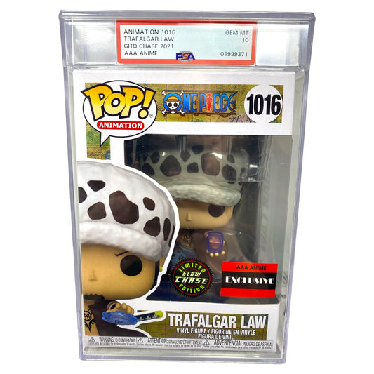 Sold - PSA Grade 10 2021 Trafalgar Law 1016 Glow in the Dark