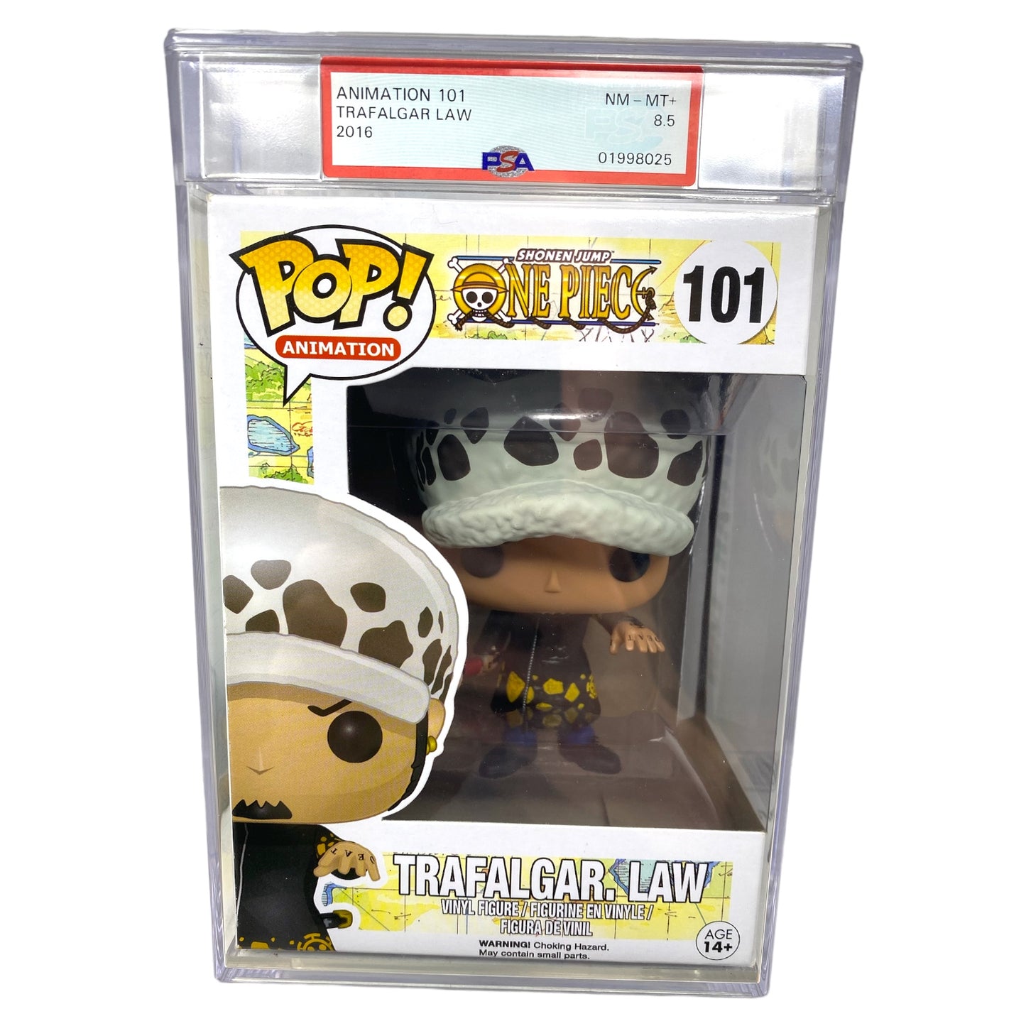 PSA Grade 8.5 2016 Trafalgar Law 101