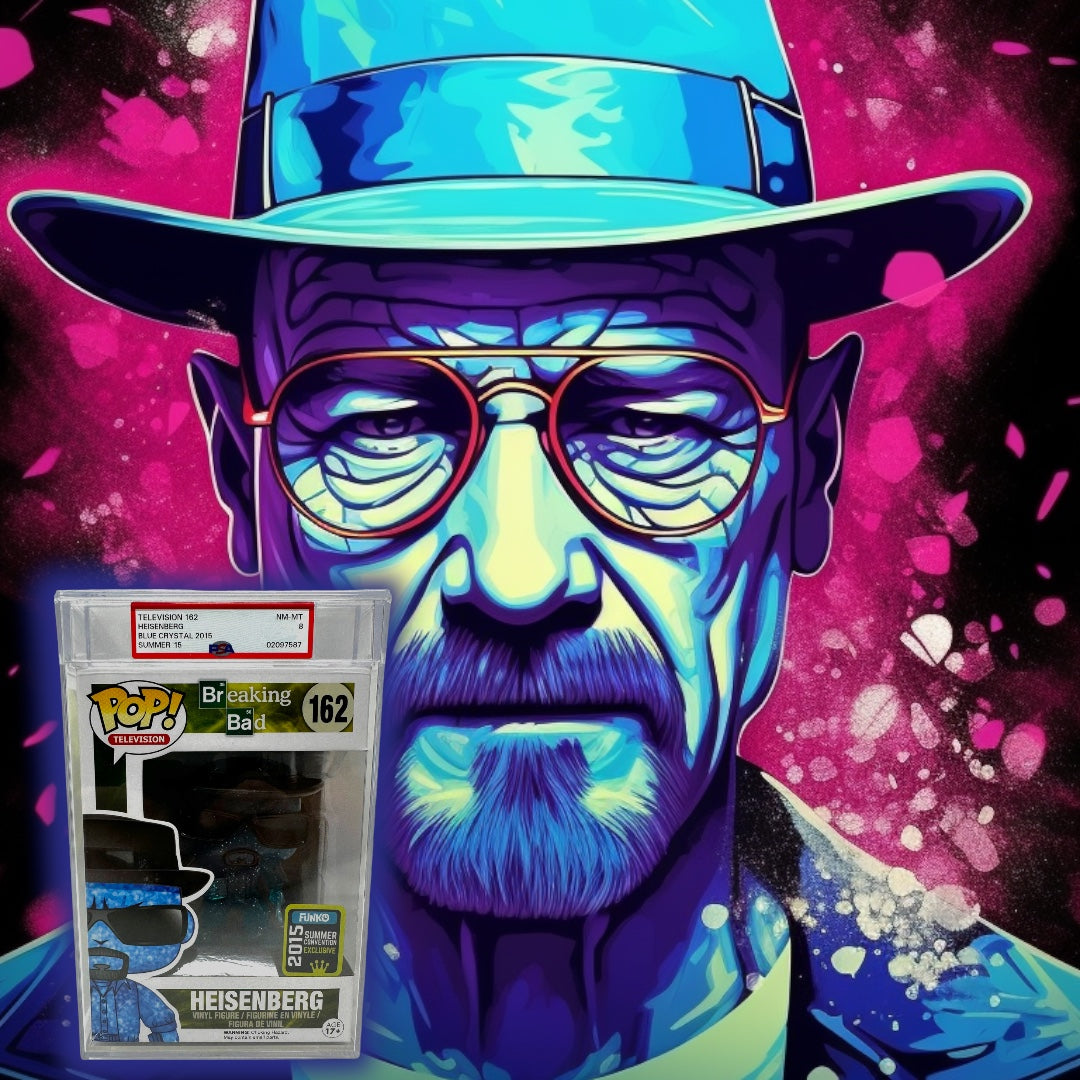 Sold 2015 Summer Con Blue Crystal Heisenberg 162 PSA 8.0