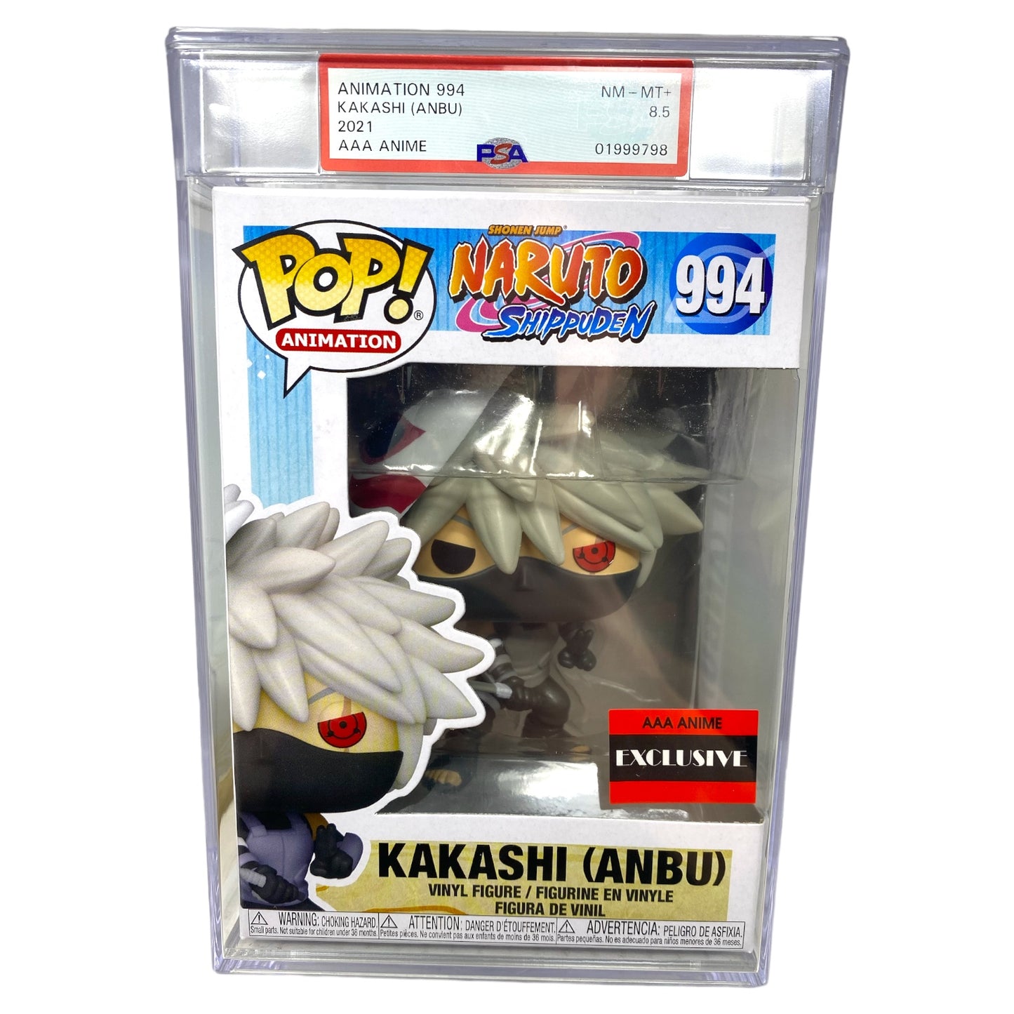 PSA Grade 8.5 2021 Kakashi (Anbu) 994 AAA Exclusive