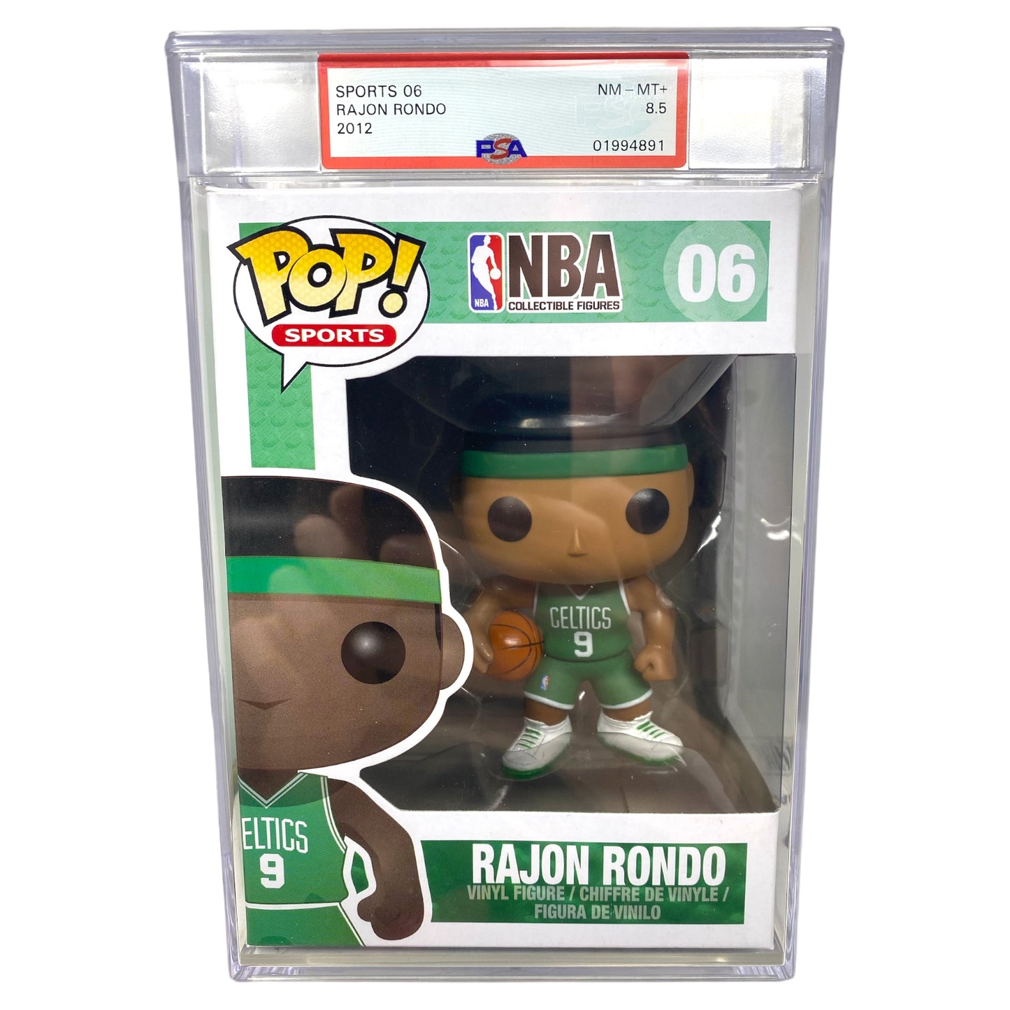 PSA Grade 8.5 2012 Rajon Rondo 06