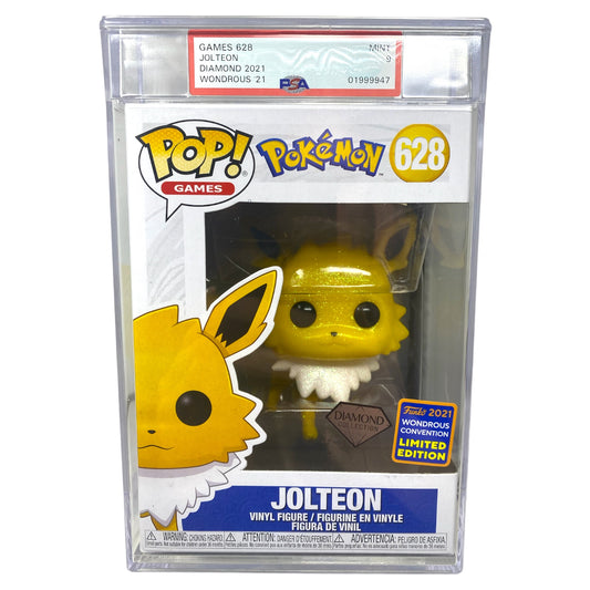 Sold - PSA Grade 9 2021 Jolteon 628 Wondrous Convention Diamond Collection