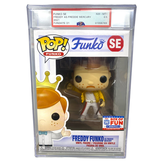 PSA Grade 8.5 2021 Freddy Funko as Freddie Mercury SE 3000 pcs