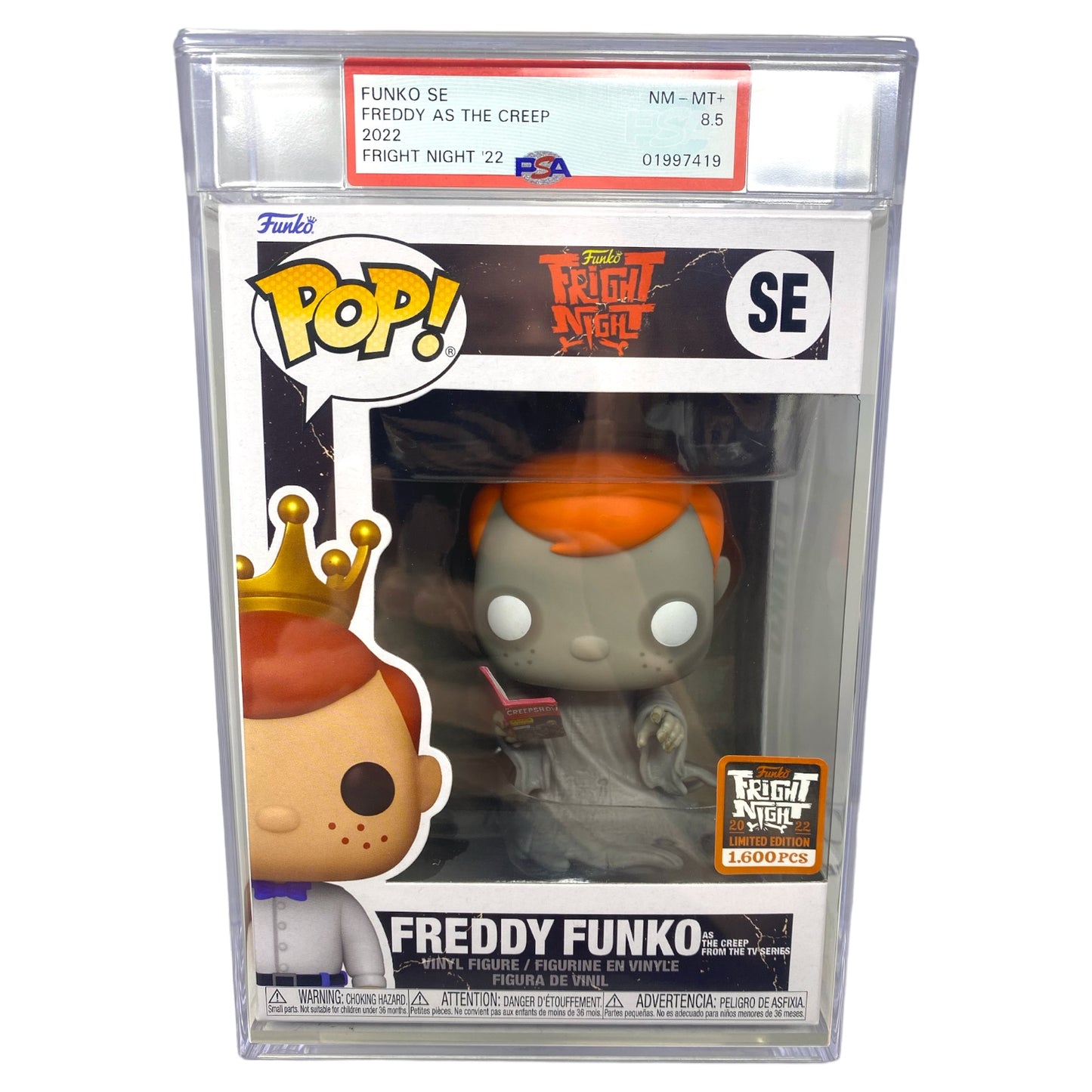 PSA Grade 8.5 2022 Freddy Funko as the Creep from the TV Series SE 1600 pcs