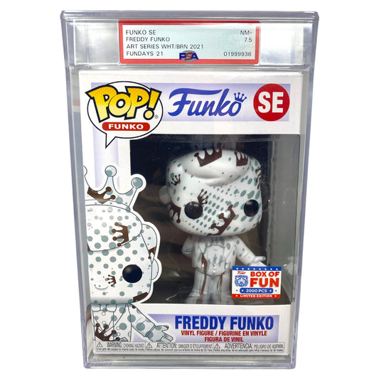 PSA Grade 7.5 2021 Art Series Freddy Funko SE 2000 pcs