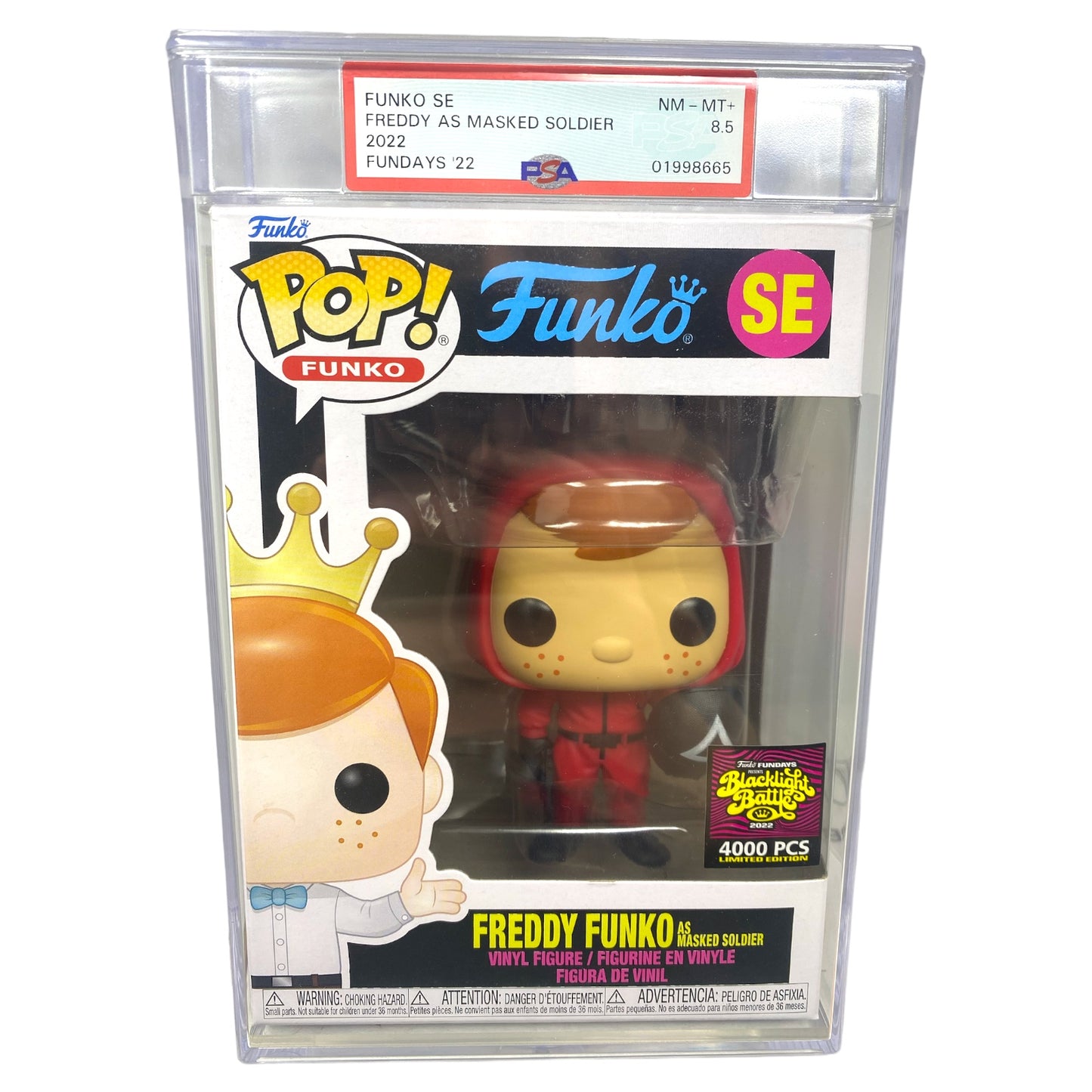 PSA Grade 8.5 2022 Freddy Funko as Masked Soldier SE 4000 pcs