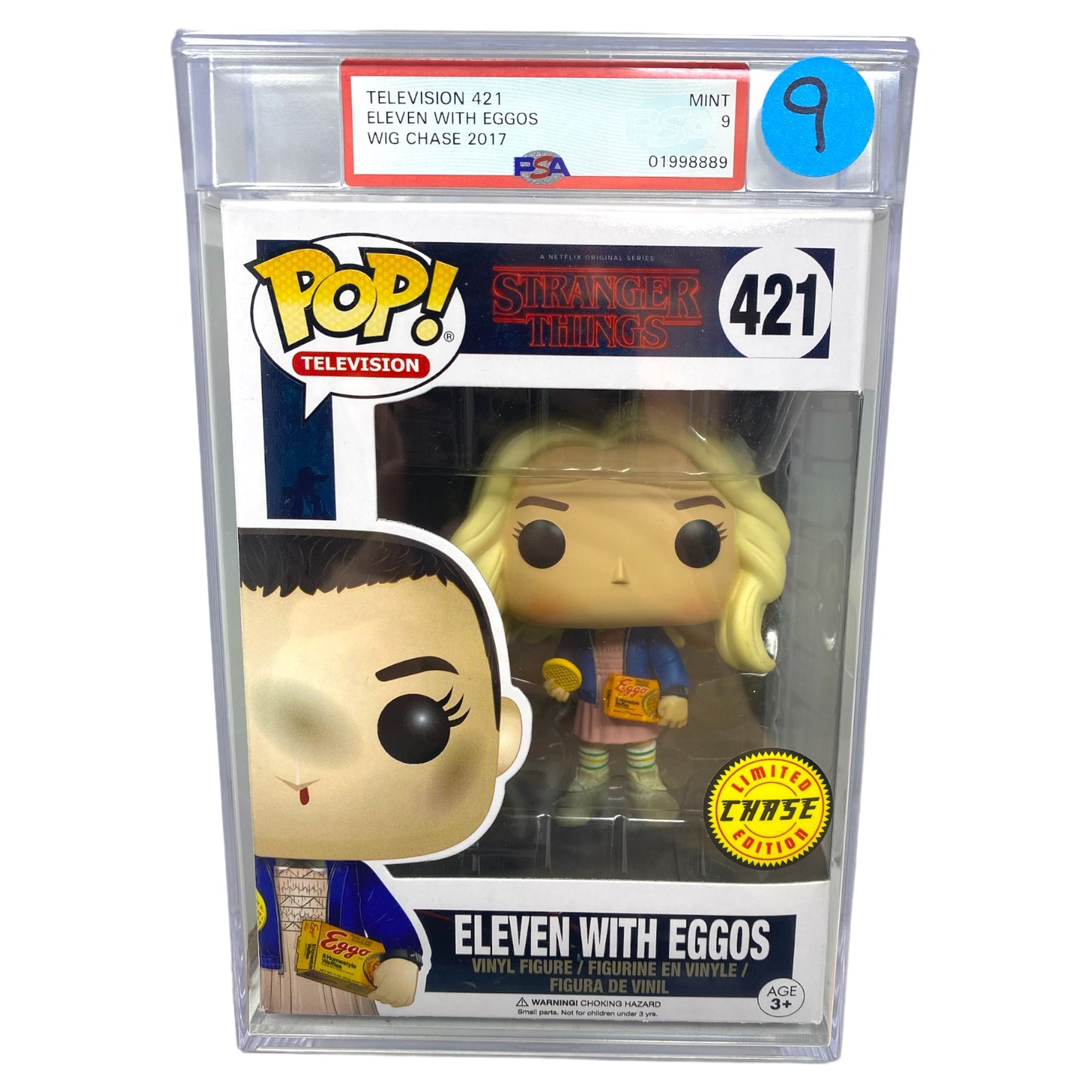 PSA Grade 9 2017 Eleven with Eggos 421 Chase