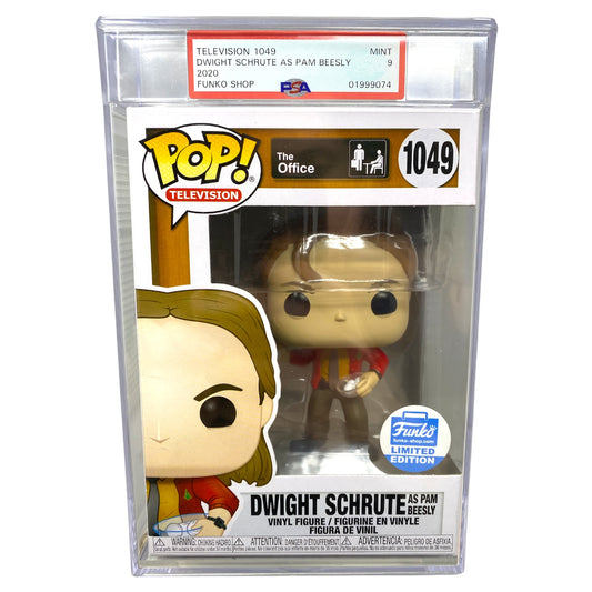 PSA Grade 9 2020 Dwight Schrute as Pam Beesly 1049 Funko Shop Exclusive