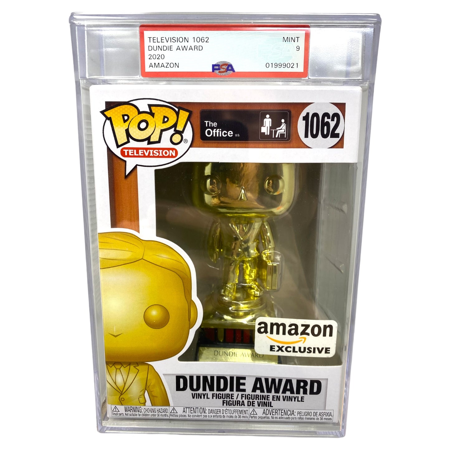 PSA Grade 9 2020 Dundie Award 1062 Amazon Exclusive