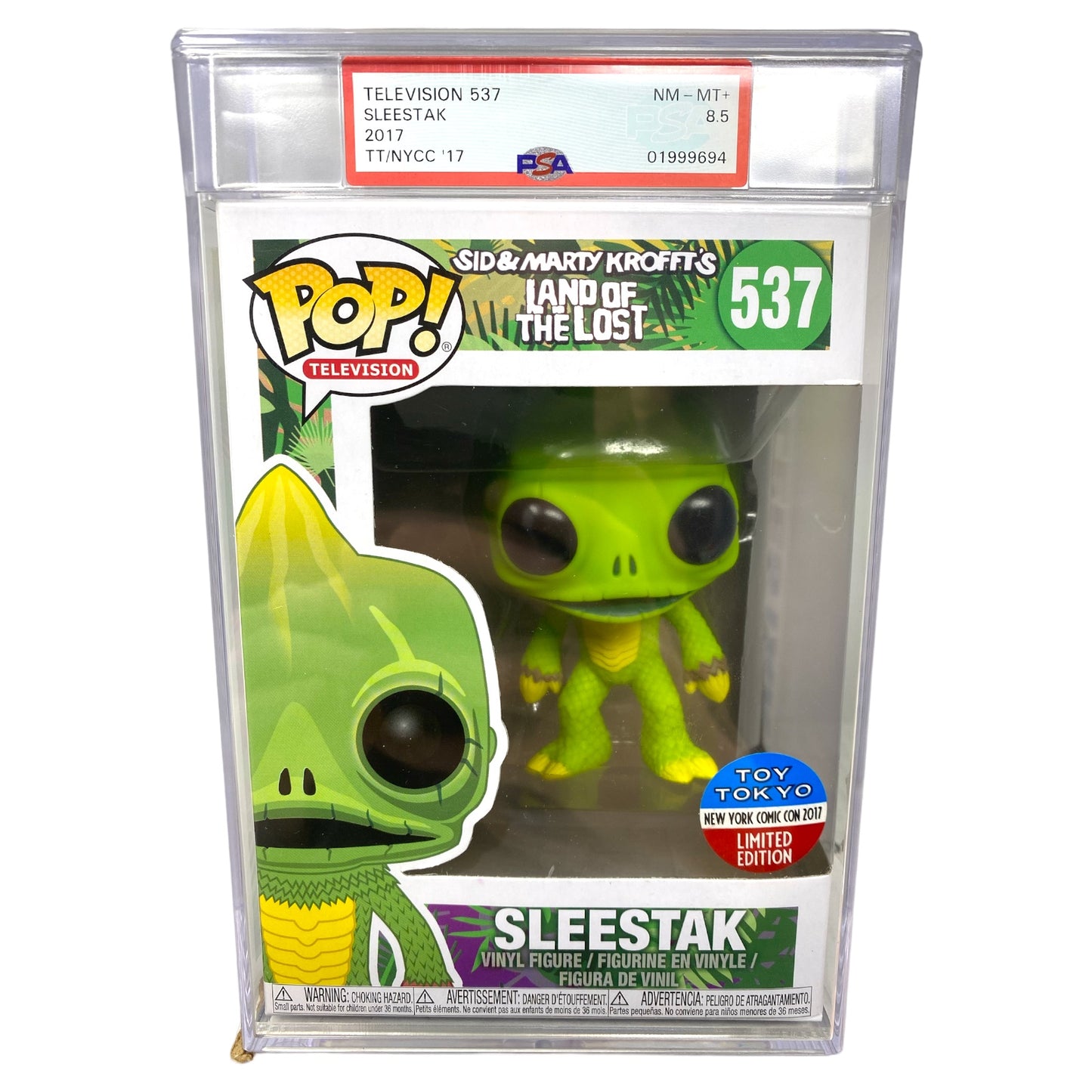 PSA Grade 8.5 2017 Sleestak 537 TT/NYCC