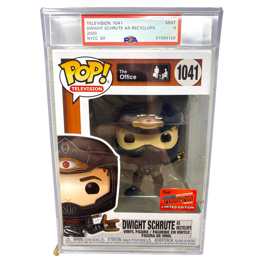 PSA Grade 9 2020 Dwight Schrute as Recyclops 1041 NYCC