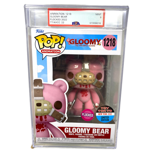 PSA Grade 9 2022 Flocked Gloomy Bear 1218 TT/NYCC