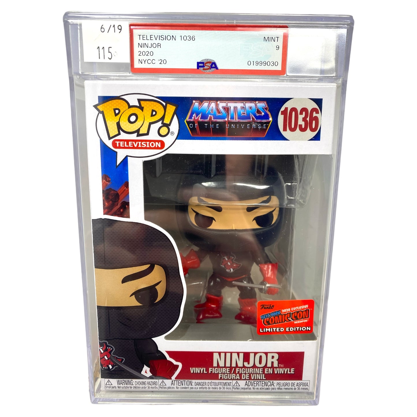 PSA Grade 9 2020 Ninjor 1036 NYCC