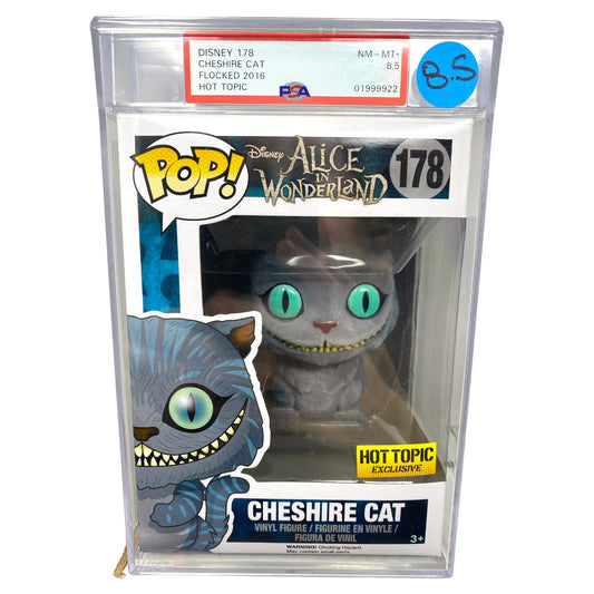 PSA Grade 8.5 Flocked 2016 Cheshire Cat 178 Hot Topic