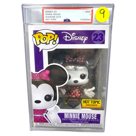 PSA Grade 9 Diamond 2019 Minnie Mouse 23 Hot Topic