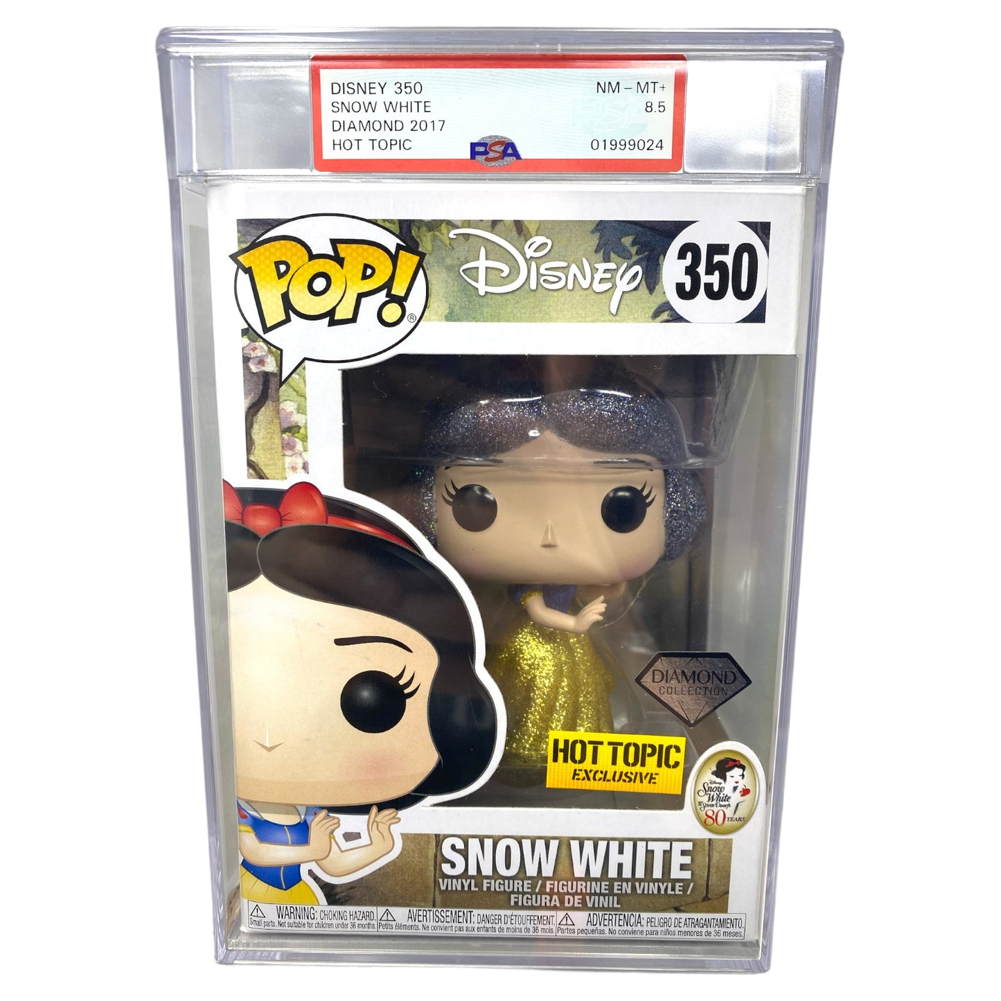 PSA Grade 8.5 Dimond 2017 Snow White 350 Hot Topic