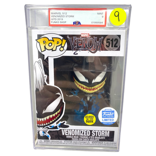 PSA Grade 9 2019 Venomized Storm 512 Glow in the Dark