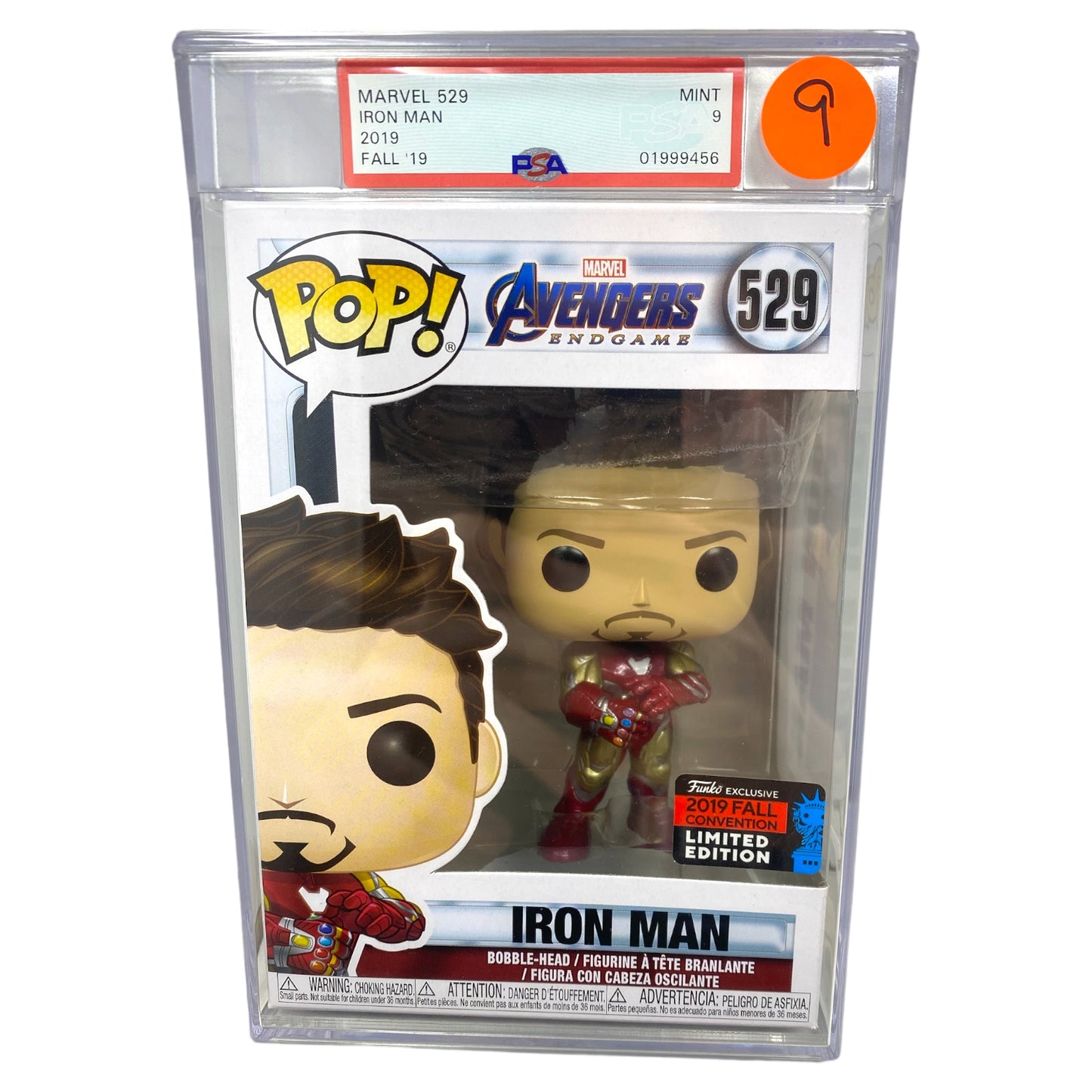 PSA Grade 9 2019 Iron Man 529 Fall Convention