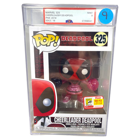 PSA Grade 9 Pink 2018 Cheerleader Deadpool 325 SDCC 1000 pcs