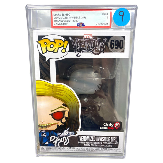 PSA Grade 9 Translucent 2020 Venomized Invisible Girl 690 GameStop Exclusive