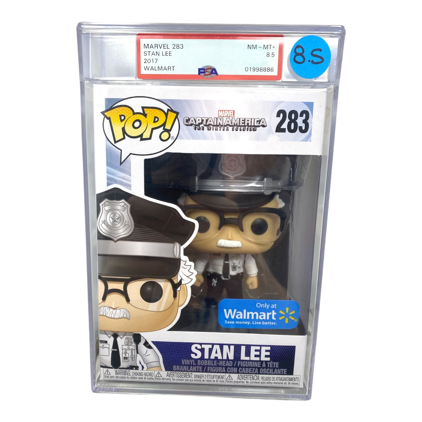 PSA Grade 8.5 2017 Stan Lee 283 Walmart Exclusive
