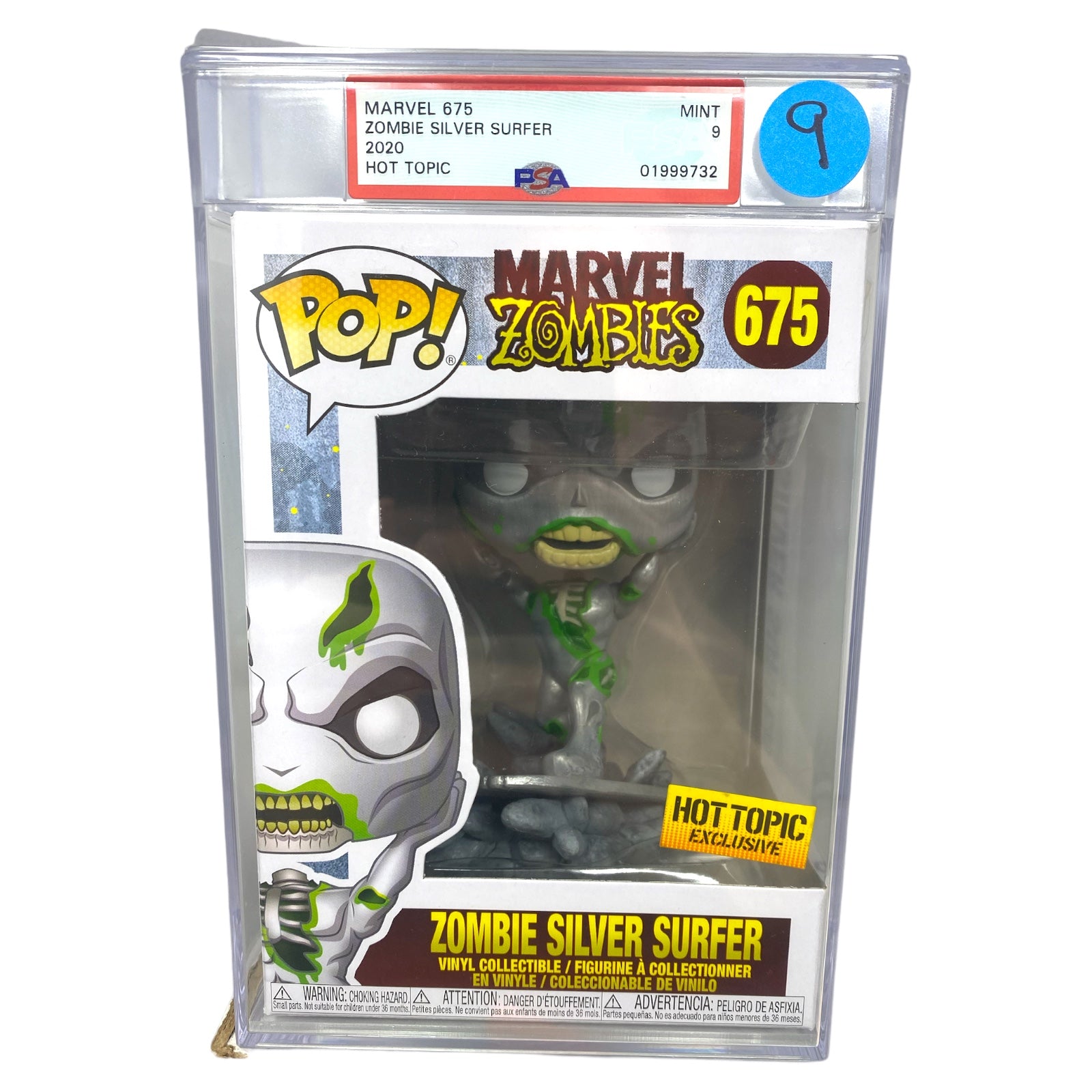 Hot Topic Silver One PSA Grade 9 2020 Zombie Silver Surfer 675 Hot Topic – Toy Cabal