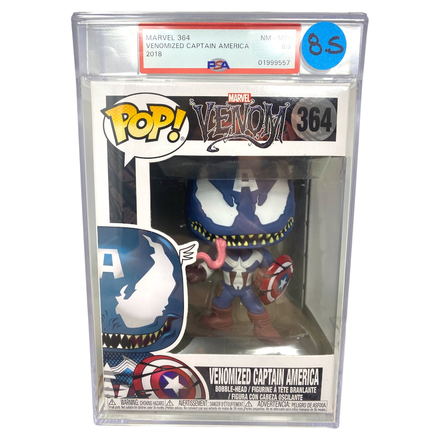 PSA Grade 8.5 2018 Venomized Captain America 364