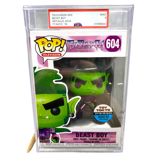 PSA Grade 9 Metallic 2018 Beast Boy 604 TT/NYCC