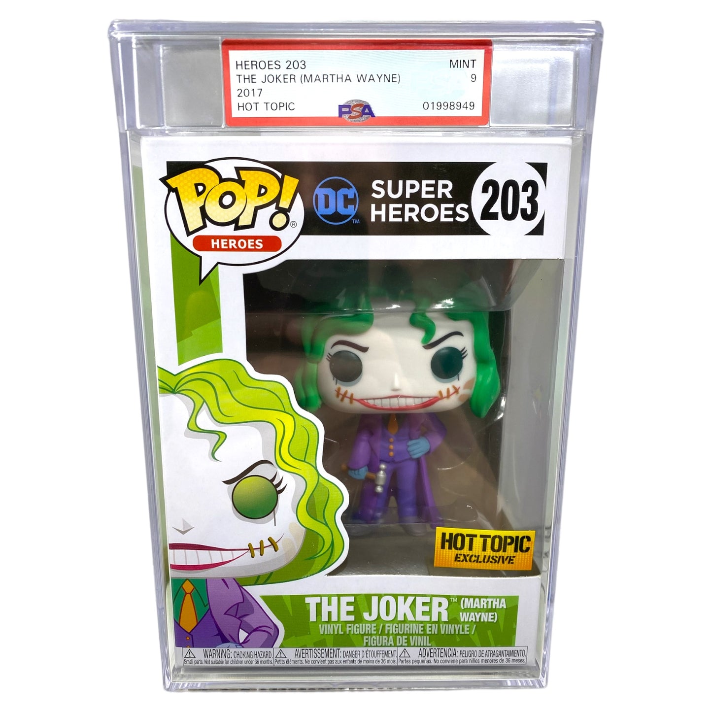 PSA Grade 9 2017 The Joker (Martha Wayne) 203 Hot Topic