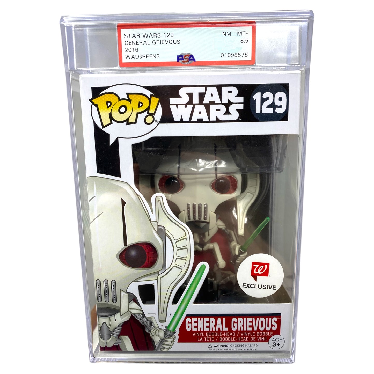 PSA Grade 8.5 2016 General Grievous 129 Walgreens