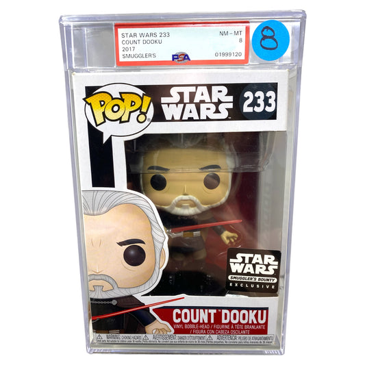 PSA Grade 8 2017 Count Dooku 233 Smuggler’s Exclusive