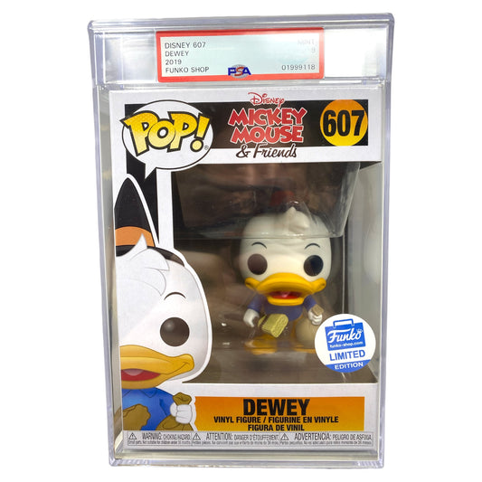 PSA Grade 9 2019 Dewey 607 Funko Shop Exclusive