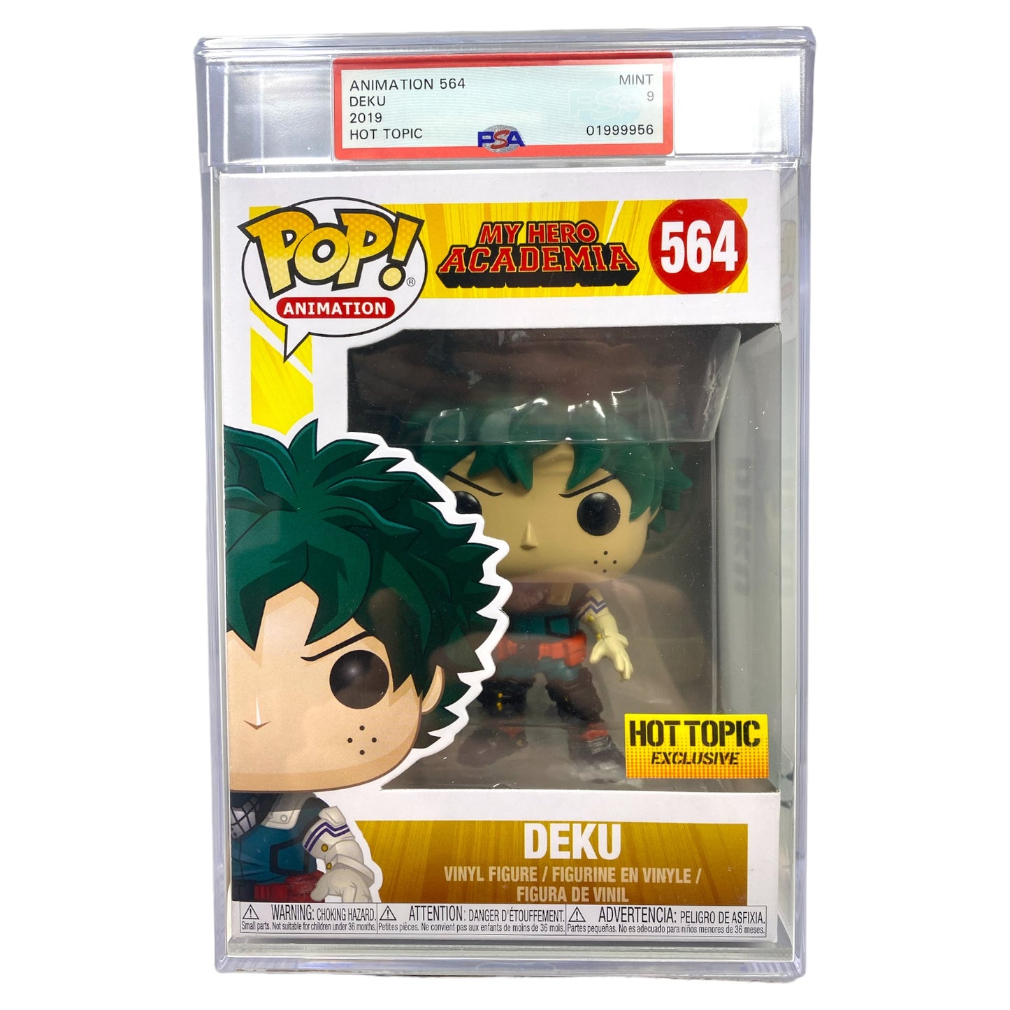 PSA Grade 9 2019 Deku 564 Hot Topic